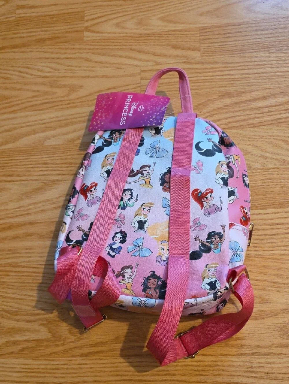 Disney Pink Princess Print Mini Backpack
